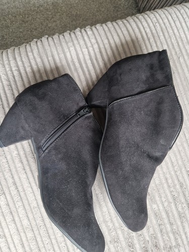 Ankle boots black - ankle, wide
