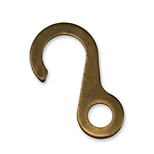 Long case clock chain - end, hook