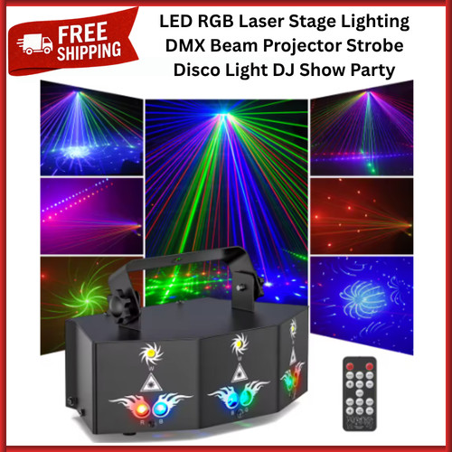 Led rgb laser stage lighting - led,