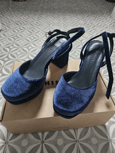 Whistles estella navy velvet - whistles,