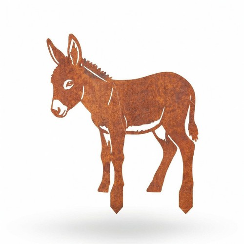 Equine silhouette metal lawn - silhouette,