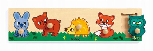 Djeco wooden puzzles forest - djeco,