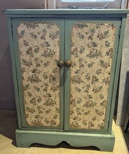 Vintage Decoupage And Painted Cupboard