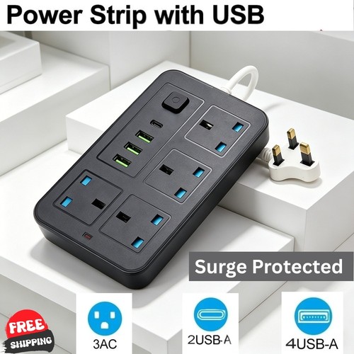 Surge protected extension lead - surge,