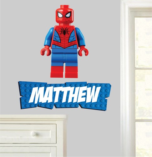 Personalised spiderman wall - personalised,