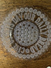 Davidson glass bread plate