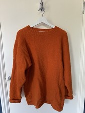 Shetland Woollen Co Jumper XL Orange RRP £120