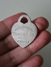 Tiffany & Co. Silver Heart Tag