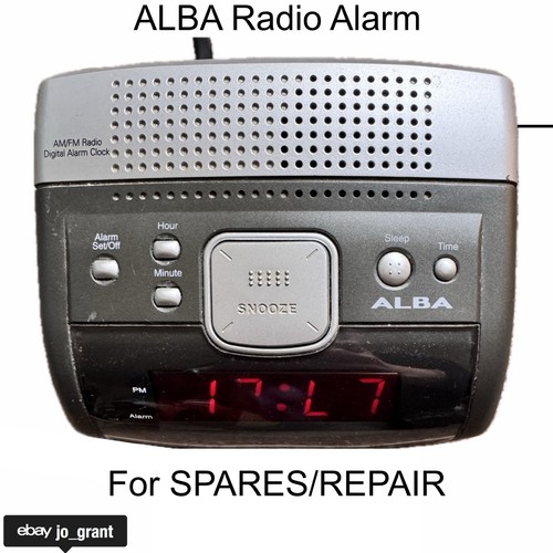 Alba radio alarm clock - alarm,