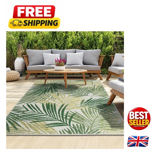 Chic palm leaf area - leaf, rug