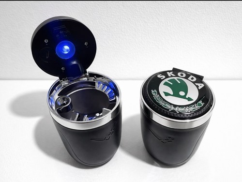Car ashtray with - car, lid