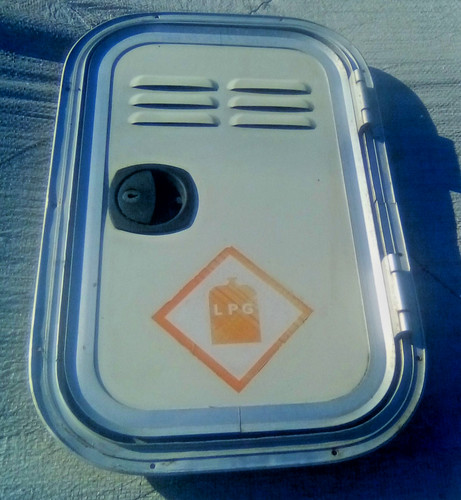 Caravan motorhome gas locker - gas,