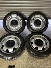 VW Transporter T5 T6 Genuine steel Wheels/Tyres Goodyear Snowflakes 4 all season