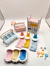 Sylvanian Families - 4x Bundle Triplet Sets Stroller Care - 5532 5533 5534 4448
