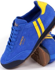 Patrick Dijon Trainers Royal Blue/Yellow