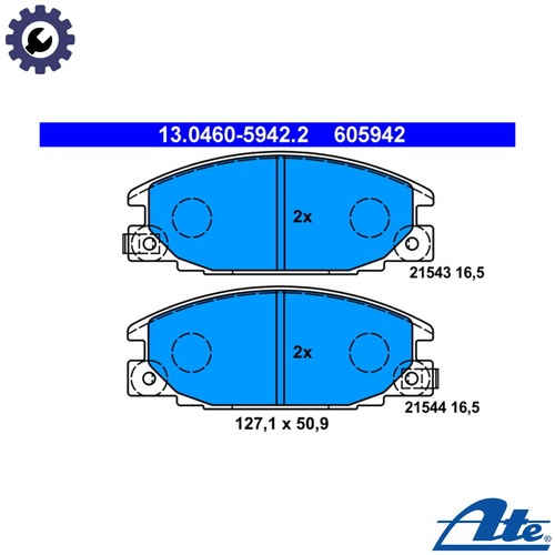 Brake pad set disc - disc,