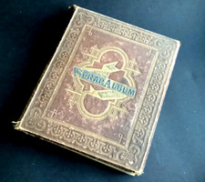 Antique Victorian Scrap Book Album