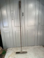 Antique Victorian wrought iron agricultural implement rake or edger