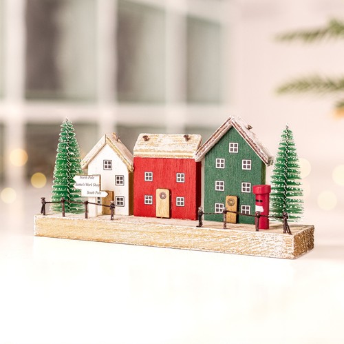 Christmas wooden house - christmas,