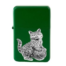 A42 Kitten Cat Wool Pewter