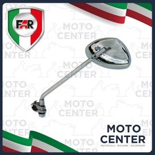 Chrome Drop Mirror Left. Clamp