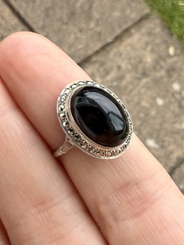 Vintage antique art deco onyx - antique,