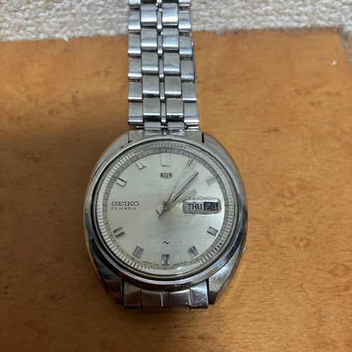Rare vintage seiko 5 - ・,