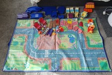 Large Lot Of Happyland Spares / Replacement Parts - Doors, Furniture, Track, Mat
