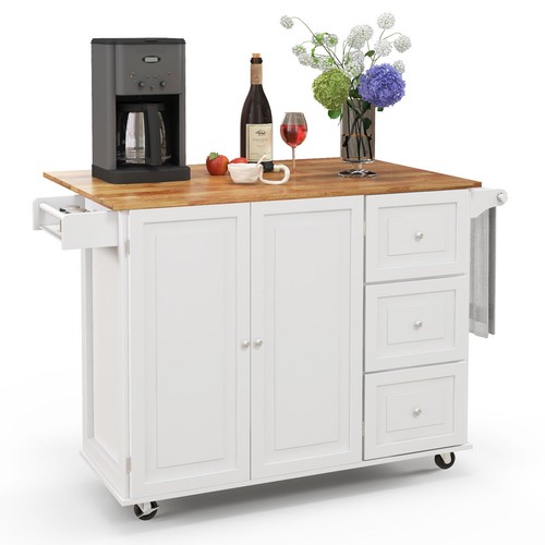 Mobile kitchen island cart - kitchen,