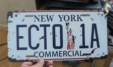 Ghostbusters 2 Cadillac Ambulance ECTO 1A Replica Movie American License Plate