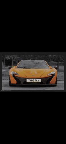Private number plate - number,
