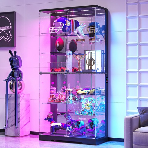 Tier glass display cabinet - 10-tier,