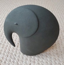 Lineasette Ceramic Elephant Figurine Made In Italy