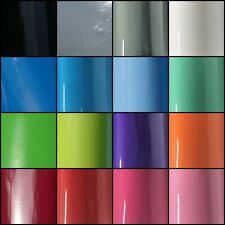 Gloss Self Adhesive Vinyl Wrap - 17 COLOURS - AIR FREE Car/Vehicle Film Sticker