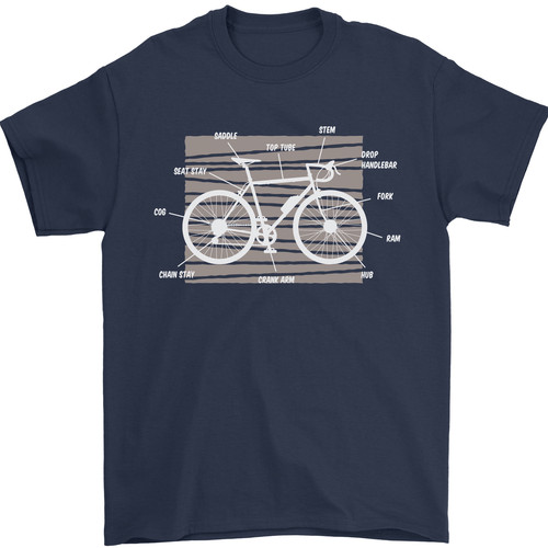 Bicycle anatomy funny - bicycle, cyclist