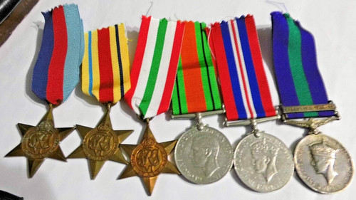 Ww2 medal group africa italy - group,
