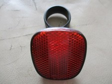 H-MANS Rear Red Reflector 50mm wide x 50mm high with 31.5mm Saddle Post Bracket