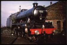 KRP 35mm slide - ex LMS Jubilee 45562 'Alberta' at Normanton shed -7.67.