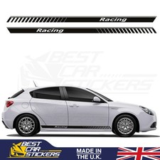 For Alfa Romeo Side Racing Stripes Decals Stickers Car Graphics Vinyl