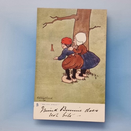 Artist signed postcard 1904 - signed,
