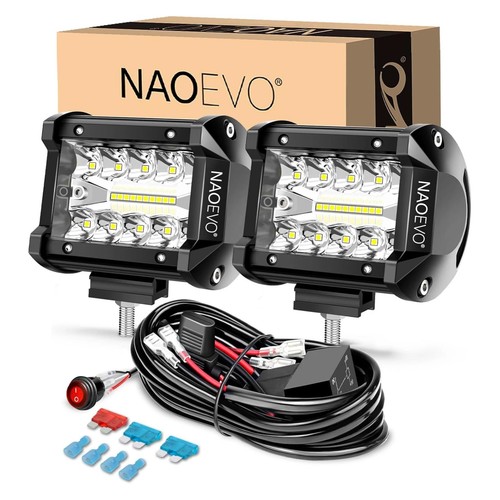 Naoevo led pod lights 2pcs - 4",