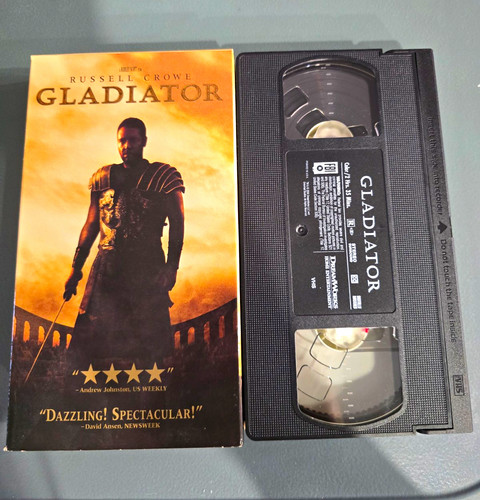Gladiator vhs 2000 - gladiator, screen