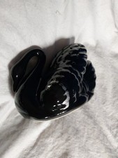 This 6ins Long and Wide Pottery Swan Vase Has A Quirky Look for Your Collection.