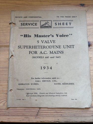1934 hmv valve - hmv, 5