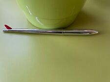 Virgin Atlantic Airways Chrome Red Fin Jet Plane Ballpoint Pen Upper Class
