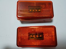 Pair LED (4 LEDs) Amber Side