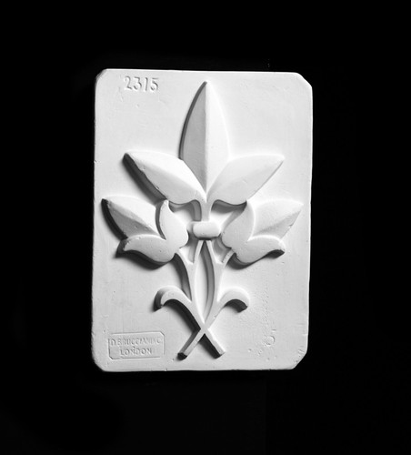 Plaster relief wall art - plaster,