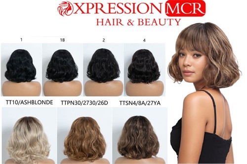 Sleek human hair hilda - human,