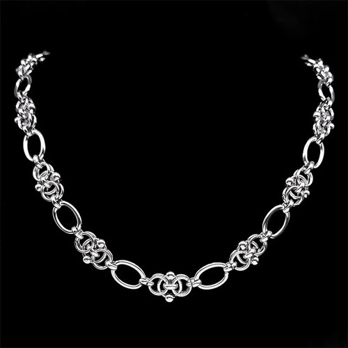 Silver celtic knot link - celtic,