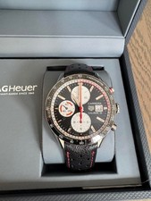TAG Heuer Carrera Men's Black Watch - CV201AP.FC6429 - Mint Condition, Boxed